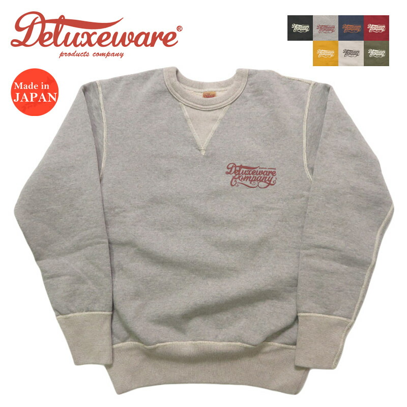 楽天市場】デラックスウェア DELUXEWARE ラグランスリーブ クルー