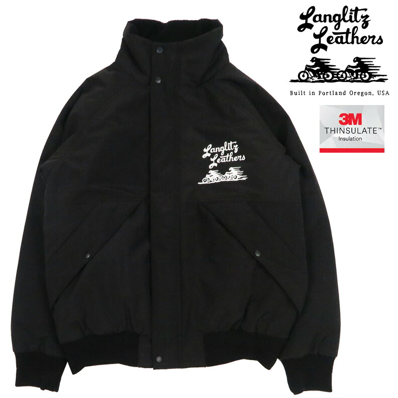 ラングリッツレザーズ Langlitz Leathers ライトシェル シンサレート ナイロン ジャケット 中綿 Type-A