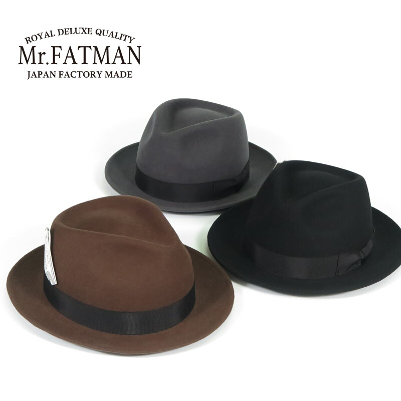 J.J. WILLIAMS By Mr.FATMAN ミスターファットマン ウールフェルトハット LEADBOY WOOL 6253005|アースマーケット