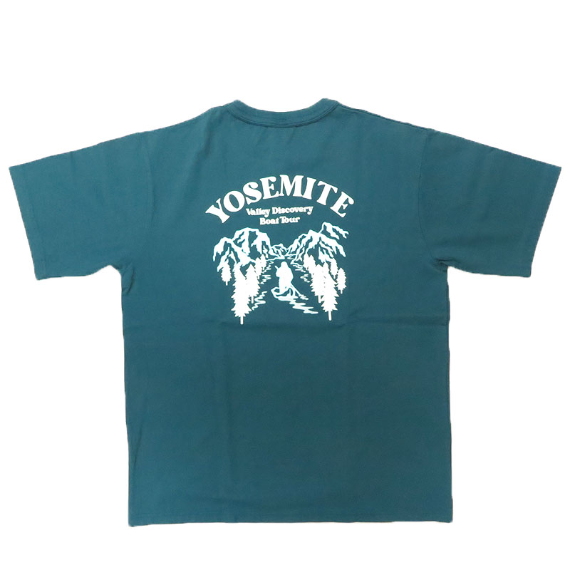 バーンズ BARNS タフネック 半袖 プリント Tシャツ\
