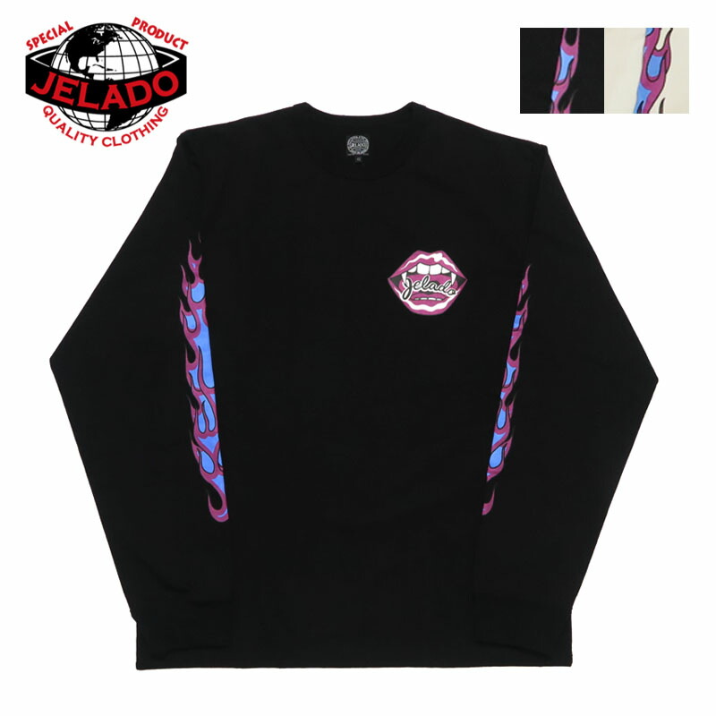 JELADO ジェラード ファイヤー ひな形捩り 長袖 プルオーバー Flame Sleeve Tee AB21234【2026年春夏新作】