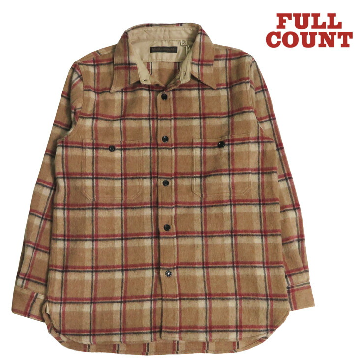 フルカウント　ウールチェックプリズナーコート FULLCOUNT」CHECK PRISONER COAT フルカウント プリズナーコート
