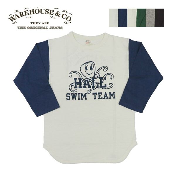 楽天市場】ウェアハウス WAREHOUSE 7分袖 Tシャツ ベースボール