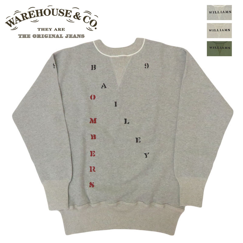 楽天市場】ウェアハウス WAREHOUSE 長袖 クルーネック プリント