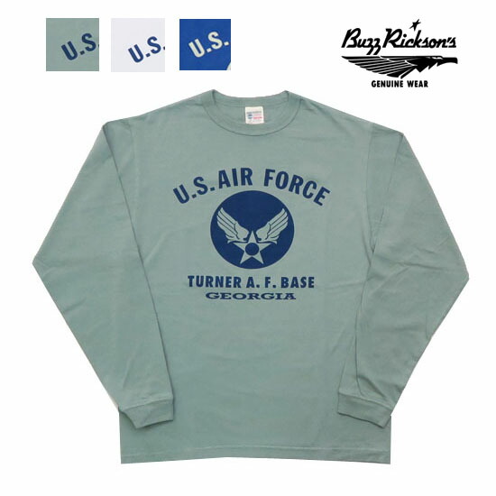 バズリクソンズ BUZZ RICKSON\u0027S 長袖 ティーシャツ 刷り上げる U.S. AIR FORCE  MADE IN USA BR69057