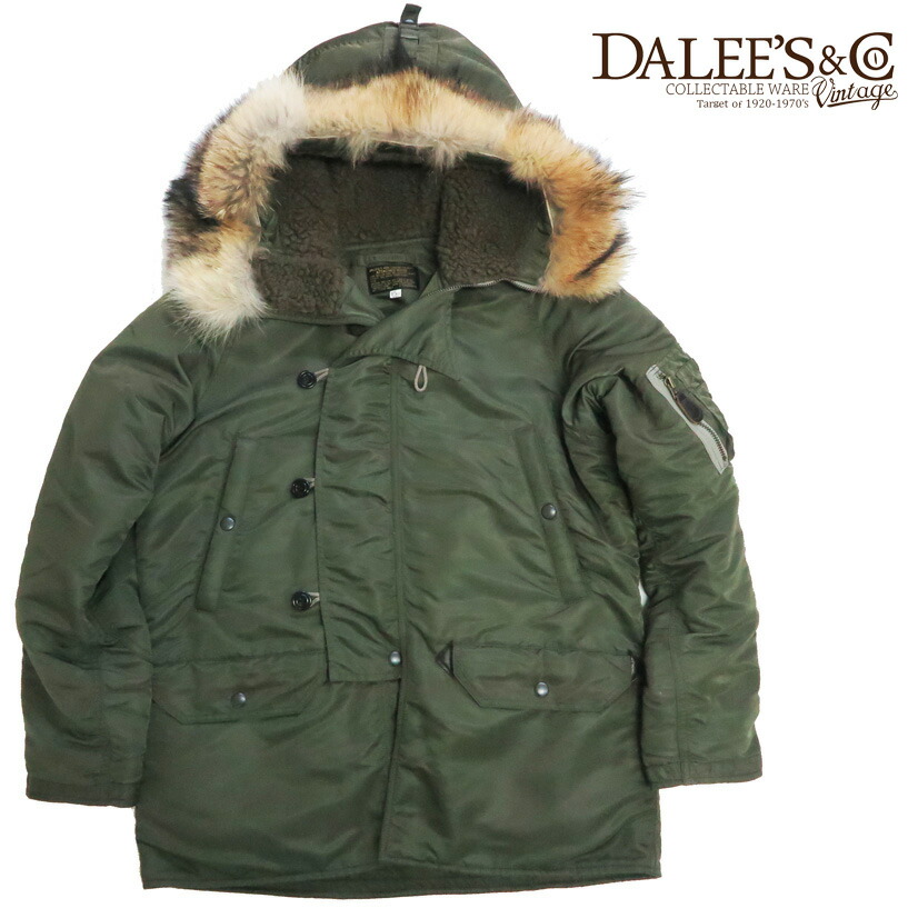 DALLES & CO ダリーズ＆コー NA3 ヘビーゾーン ミリタリー ジャケット Navy Army Jacket N-3B デラックスウェア DELUXEWARE