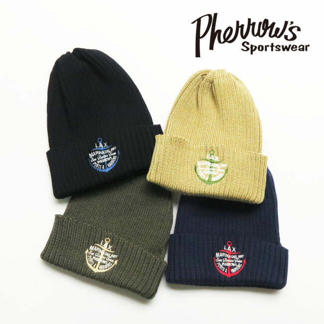 楽天市場】○フェローズ PHERROW'S Sロゴ ウールブレンドキャップ 24W