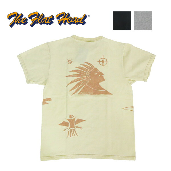 フラットヘッド THE FLAT HEAD 半袖 FRONTIER SPIRIT Ｔシャツ FN-THC-051｜アースマーケット