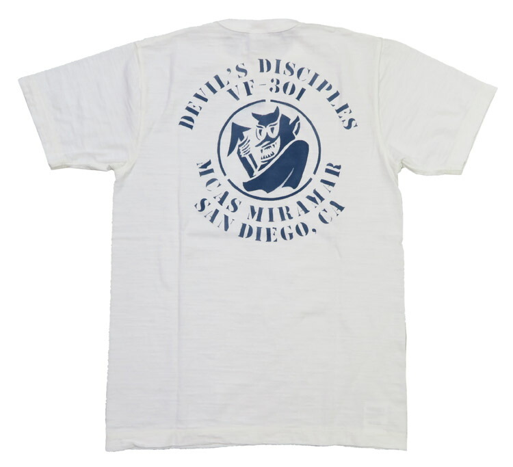 バズリクソンズ BUZZ RICKSON'S スラブヤーン 半袖 Tシャツ プリント \