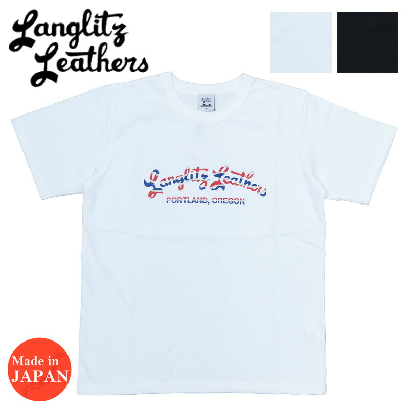 ラングリッツレザーズ Langlitz Leathers 半袖 ティーシャツ 刷り上げる 日本製 LLC-003 LL306