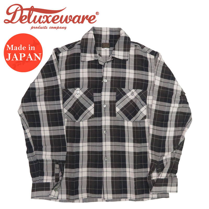 楽天市場】デラックスウェア DELUXEWARE 長袖 スルーウール シャツ