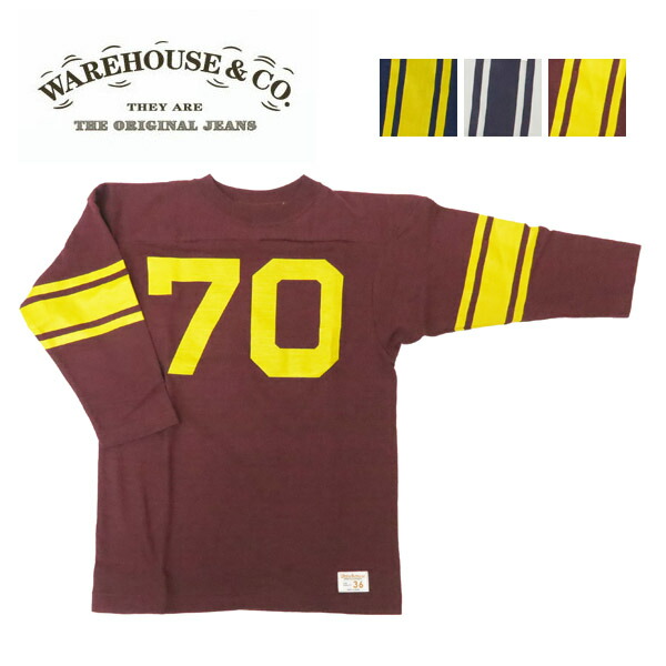 楽天市場】ウェアハウス WAREHOUSE 7分袖 Tシャツ ベースボール