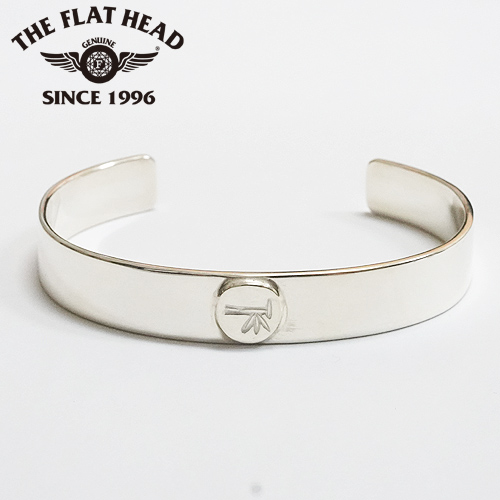 THE FLAT HEAD シルバー スクロール柄 バングル THE FLAT HEAD シルバー スクロール柄 バングル