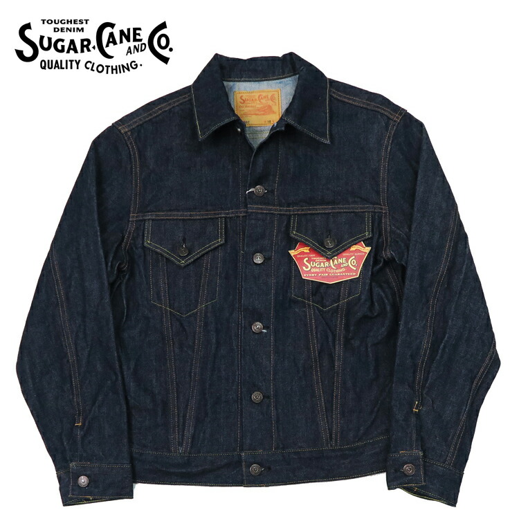 楽天市場】シュガーケーン SUGAR CANE 14.25oz デニム ジャケット セカンドタイプ トロイ・ウールブランケットライナー 2nd  1953MODEL ワンウォッシュ SC15210 : アースマーケット