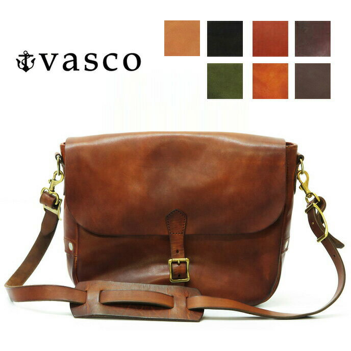 バスコ VASCO レザー ポストマン ショルダーバッグ レギュラー U.S.MAIL 刻印無 MADE IN JAPAN ヴァスコ VS-247L REGULAR｜アースマーケット 49,500円
