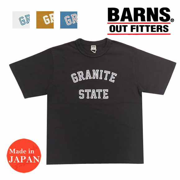 楽天市場】バーンズ BARNS 90's 9分袖 ビッグ Tシャツ プリント BR
