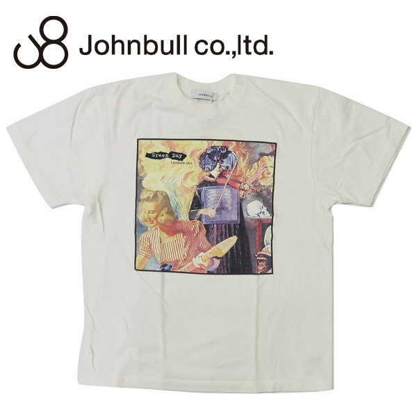 ジョンブル JOHNBULL アーティスト フォト 半袖 Tシャツ GREEN DAY Insomniac グリーンディ バンドTee JT261C07【2026年春夏新作】