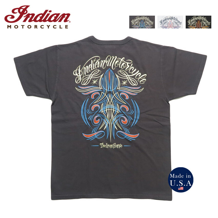 LGB インディアンTシャツ 楽天市場】インディアンモーターサイクル Indian Motorcycle 半袖