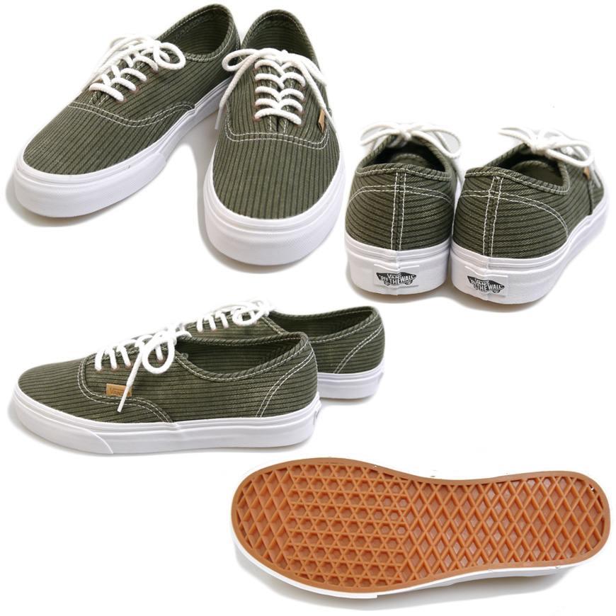 vans authentic green