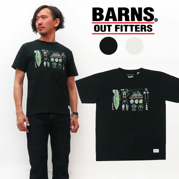 楽天市場】バーンズ BARNS 半袖 プリント Tシャツ MASASHITAKEDA