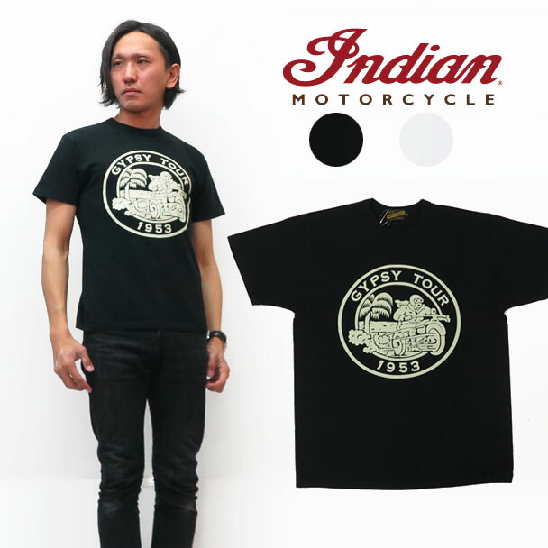 【楽天市場】インディアンモーターサイクル Indian Motorcycle 半袖 Ｔシャツ プリント IM77952 