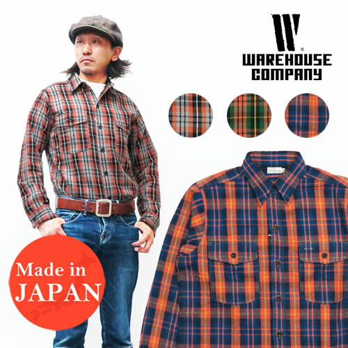 楽天市場】WAREHOUSE ウエアハウス LONG HORN TYPE FLANNEL WESTERN