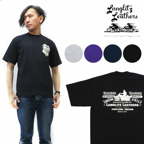 楽天市場】ラングリッツレザーズ Langlitz Leathers 半袖 Tシャツ ロゴ 