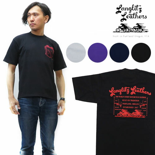 楽天市場】ラングリッツレザーズ Langlitz Leathers 半袖 プリント T