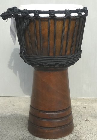 楽天市場】【送料無料】マホガニー木製ジャンベ（ジェンベ）☆木彫りS