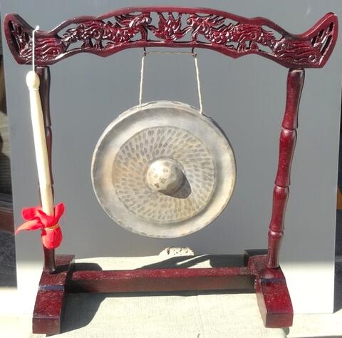 楽天市場】アジアの楽器 ゴング 銅鑼 どら ドラ 中 H.70cm