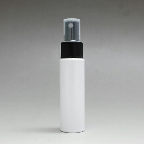 スプレー プラスチック(白色) 黒キャップ 30ml