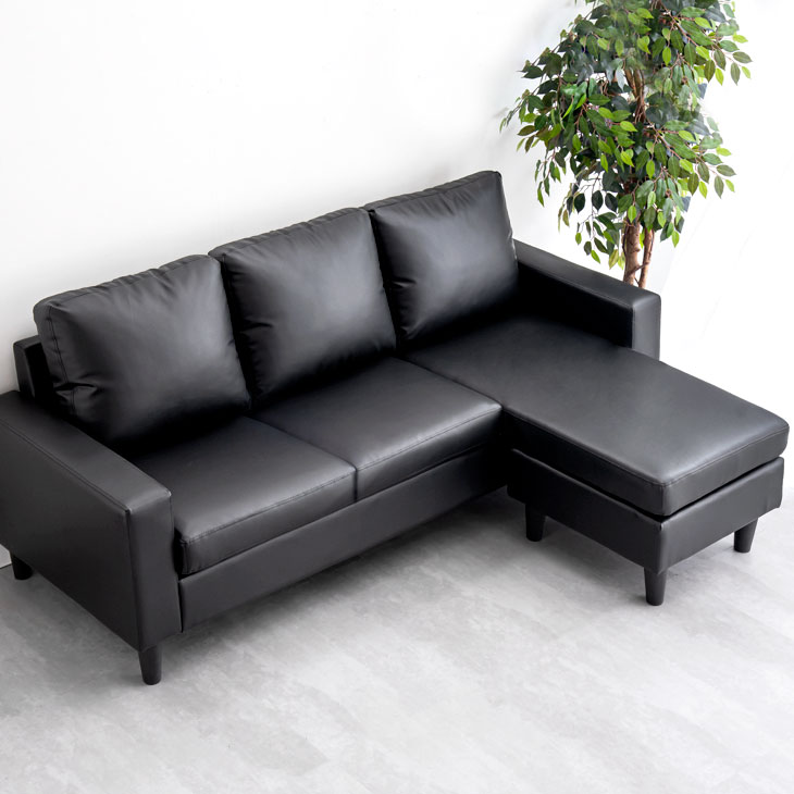 ソファ　ソファー　ソファセット　ソファベッド　L字ソファ　大型　ブラック ソファ ソファー ソファセット ソファベッド L字ソファ 大型 ブラック