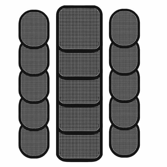 未使用 スレンダートーンフレックスボトムショーツ用交換パッド　雑貨 計5点セット slendertone_size02.jpg