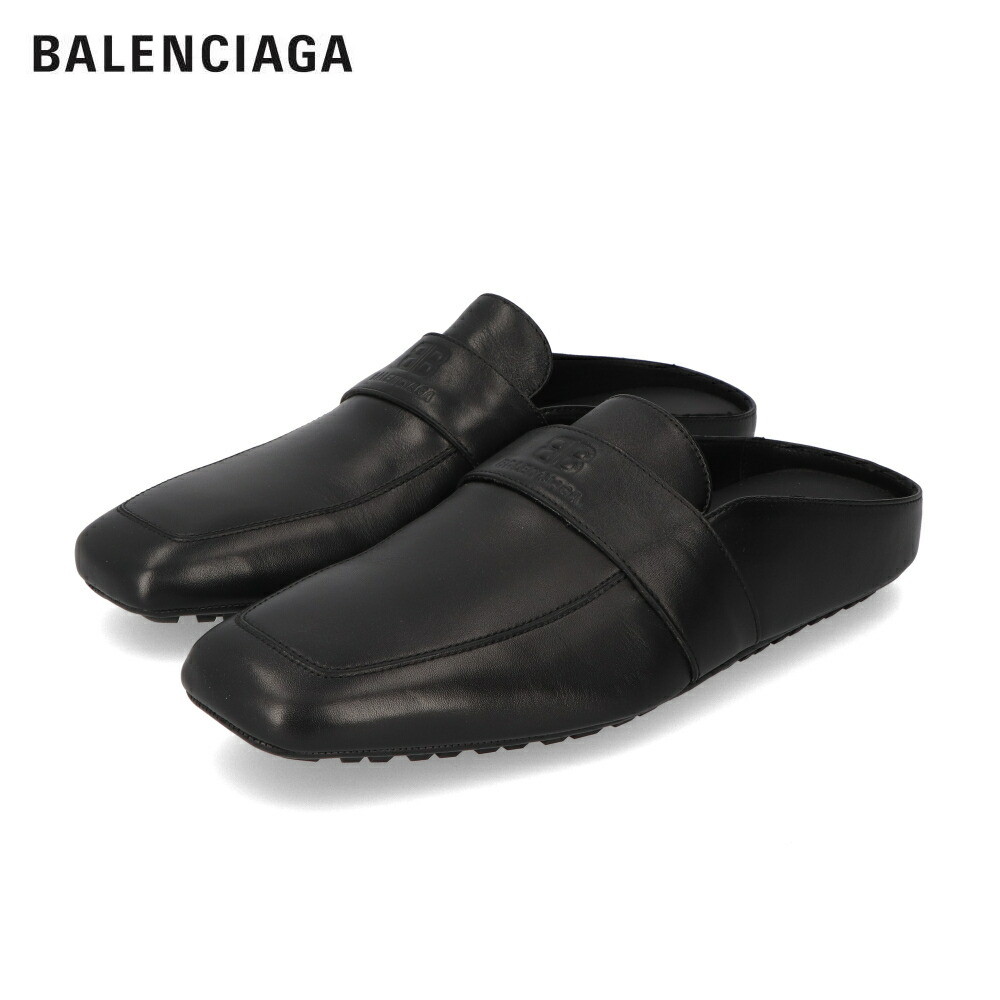 楽天市場】＼P20倍 24日20時〜／【新品】 バレンシアガ BALENCIAGA 644777 W29Z0 1000 ソフト トング スライド  サンダル ブラック ベルベット : LE CHIEN