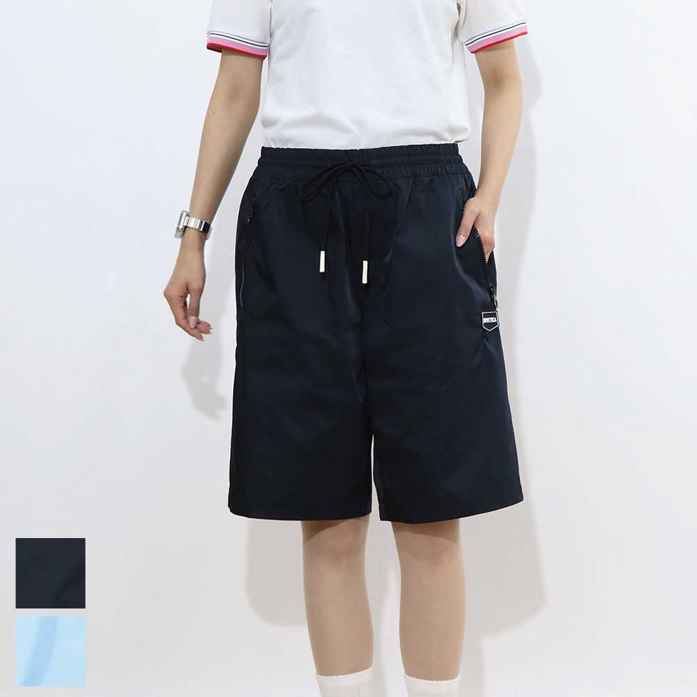 【新品】デュベティカ DUVETICA ボトムス ショートパンツ メンズ ブルー ネイビー ポリエステル ハーフパンツ シンプル ロゴ VUPT82111