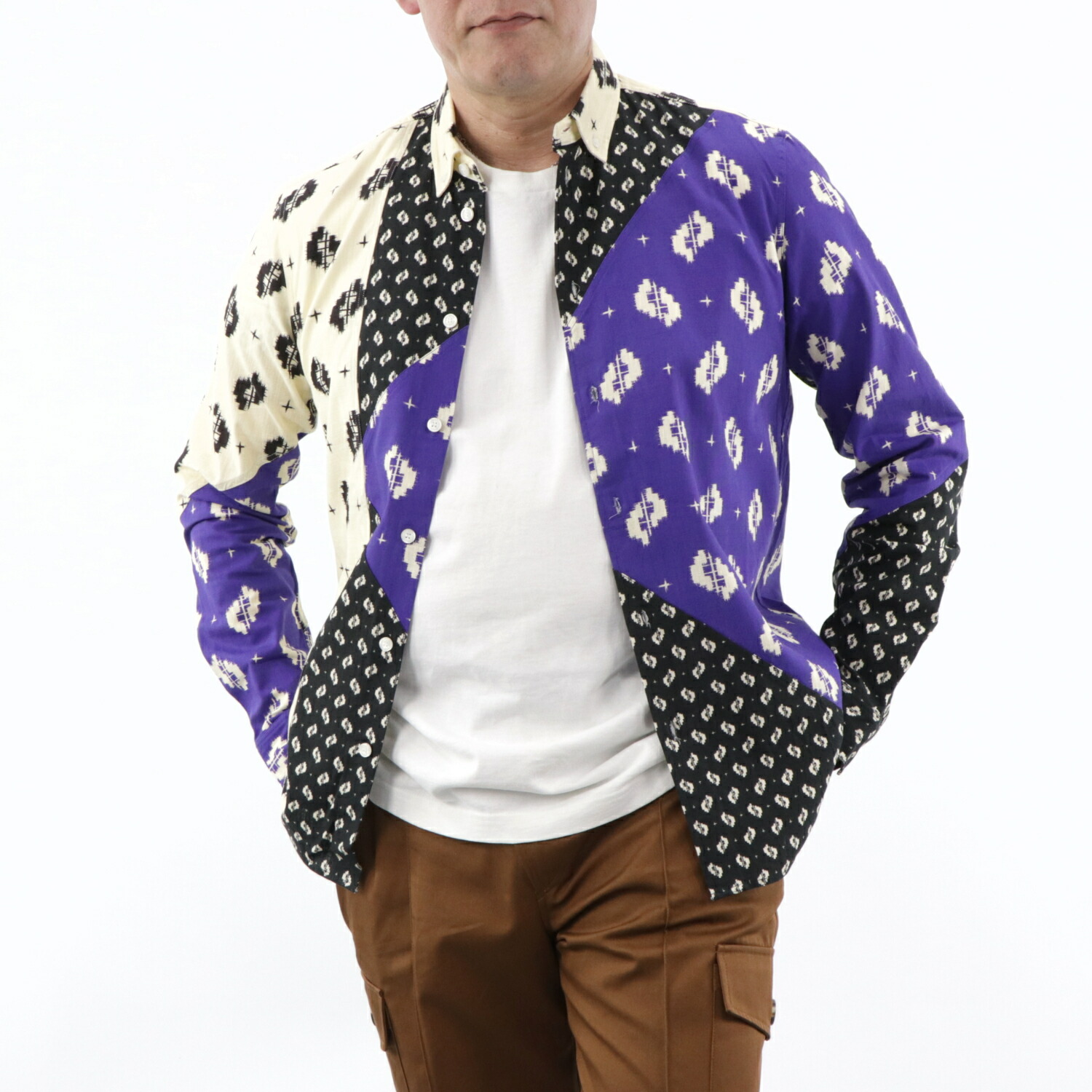 楽天市場】KENZO ケンゾー カジュアルシャツ BOKE FLOWER CREST