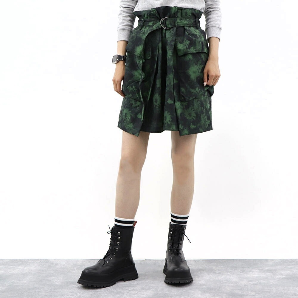 【KENZO】スカート KENZO☆彡ロゴ フローラルジャカード ニットミニスカート/送料込