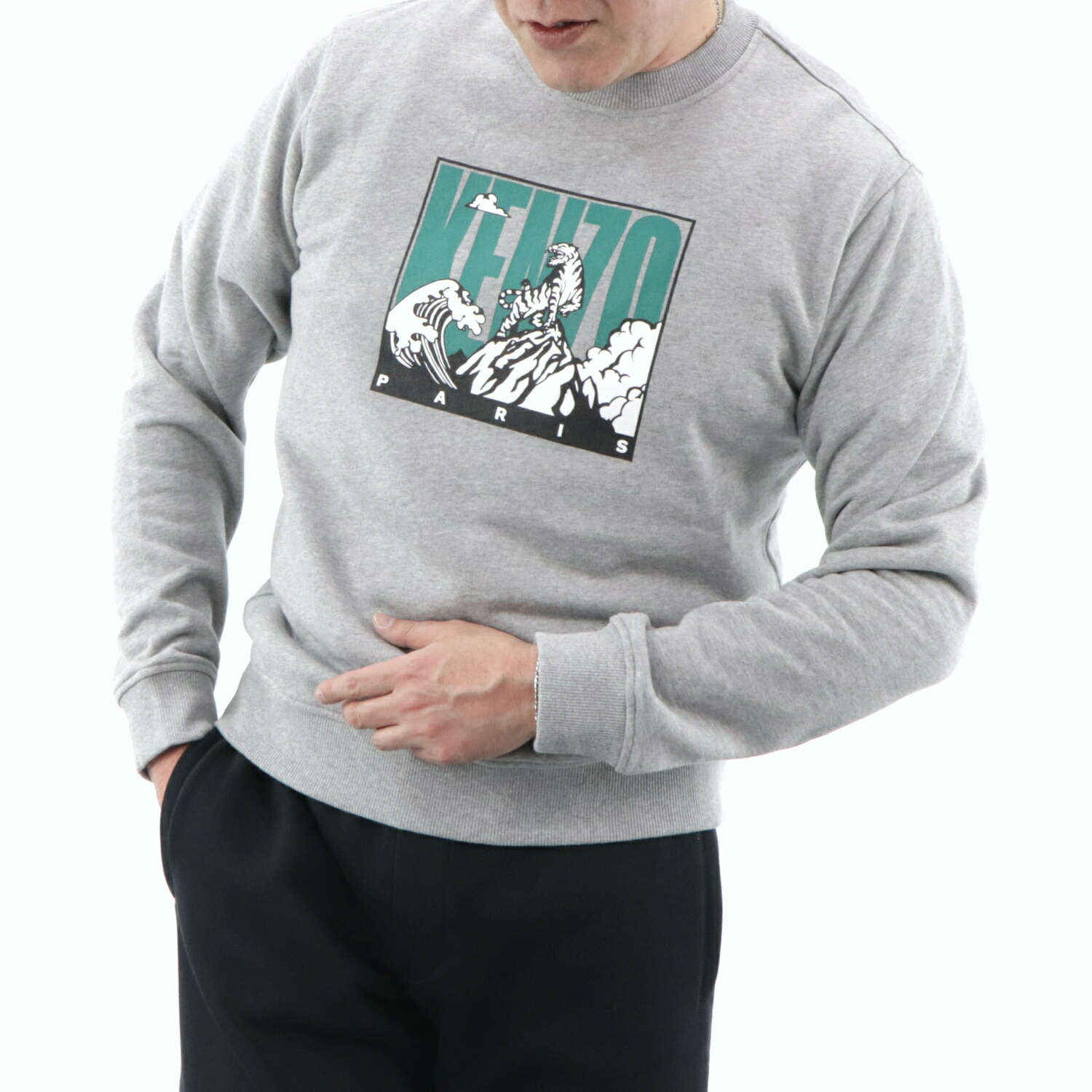 ケンゾー トレーナー F955SW2024DB 99 ブラック 楽天市場】【新品】 ケンゾー KENZO トレーナートップス