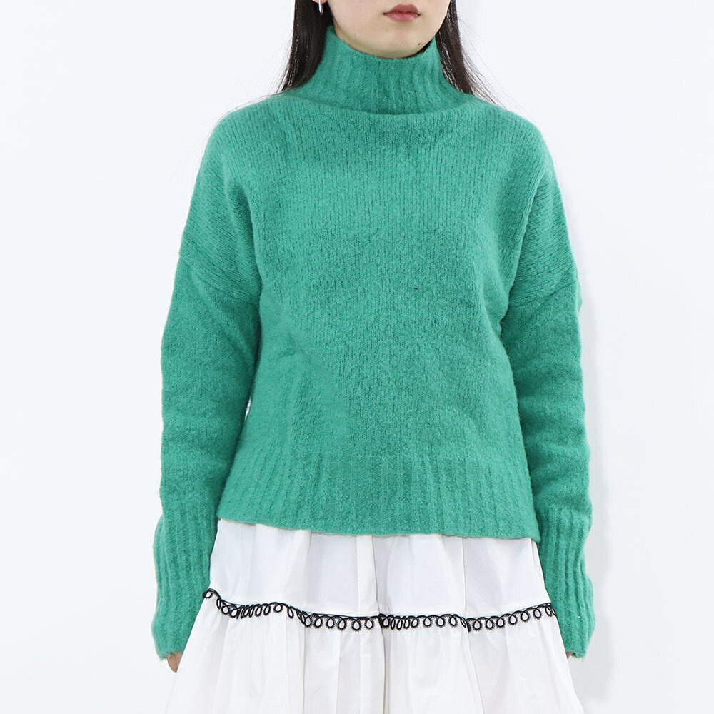 【新品】ピンコ PINKO トップス ニット レディース グリーン タートルネック 長袖ニット 1G16CG-Y7CK