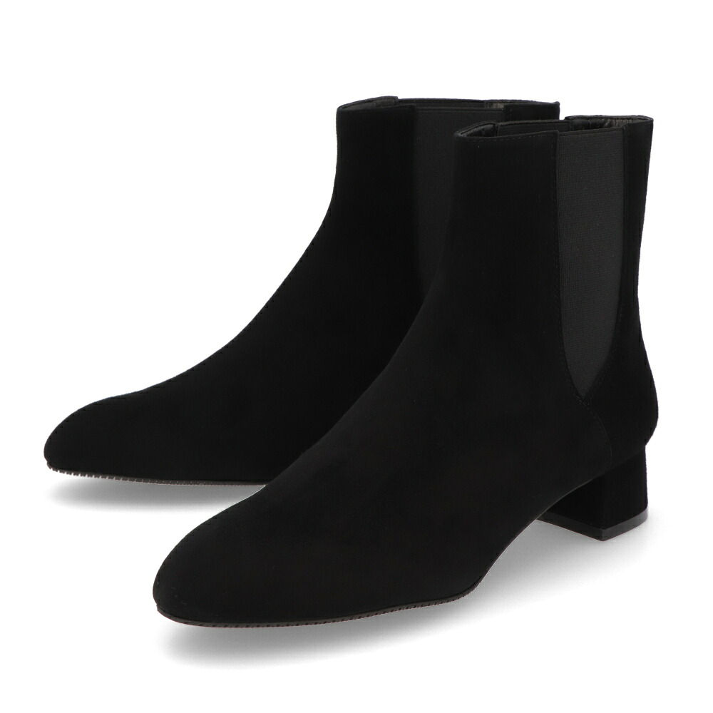【新品】スチュアート ワイツマン STUART WEITZMAN シューズ ブーツ レディース ブラック スエード サイドゴアブーツ ヒールあり ローヒール ショートブーツ SG848｜LE CHIEN