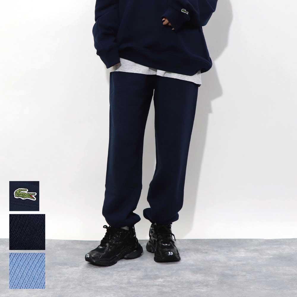 【新品】 スポーティー＆リッチ Sporty＆Rich ボトムス ロングパンツ Oval Logo Embroidered Sweatpant NV：ネイビー SB：ライトブルー メンズ レディース スウェットパンツ ラコステ ロゴ 刺繍
