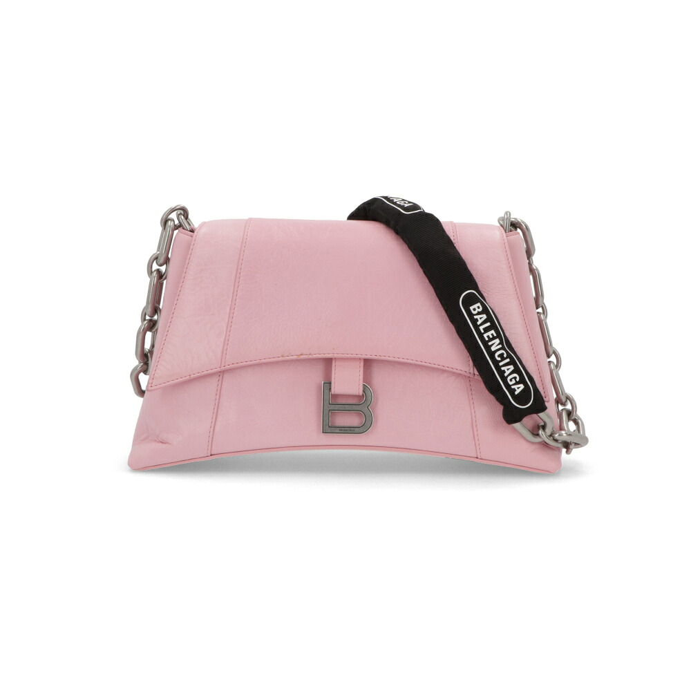 【新品】バレンシアガ BALENCIAGA バッグ ショルダーバッグ レディース ピンク レザー ダウンタウン クロスボディバッグ 689058 1I7BY|LE CHIEN