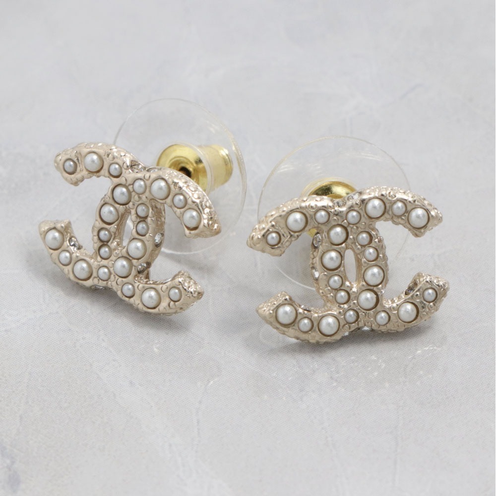 楽天市場】CHANEL シャネル COCO Earrings ピアス ココマーク CC
