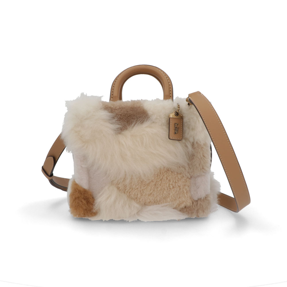 【新品】コーチ COACH ショルダーバッグ レディース ベージュ系 レザー ローグ ファー ハンドバッグ CN315|LE CHIEN