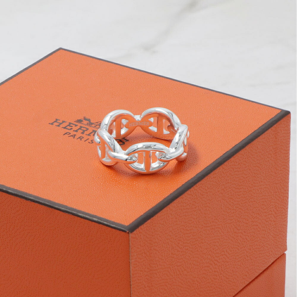 【新品】エルメス HERMES アクセサリー アンシェネリング PM ユニセックス シルバー シルバー925/1,000