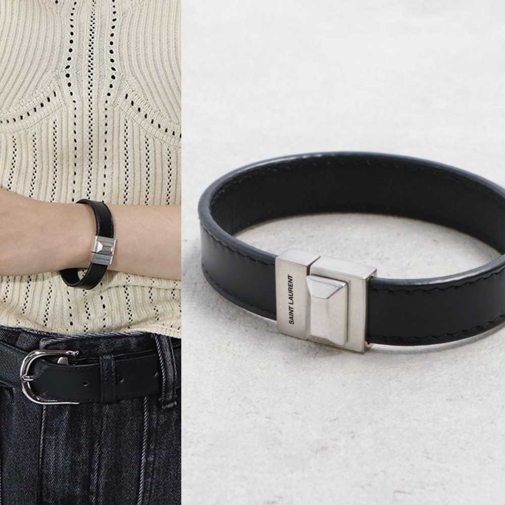 【未使用級】Saint Laurent レッドラップブレスレット 536073-bl40j-680502.jpg