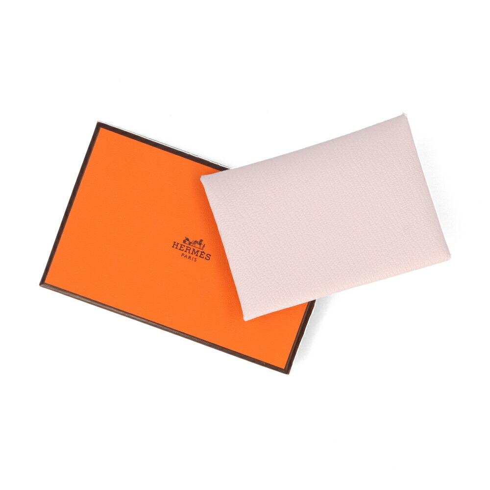 エルメス HERMES カルヴィデュオ 財布 モーヴパール ピンクパープル系