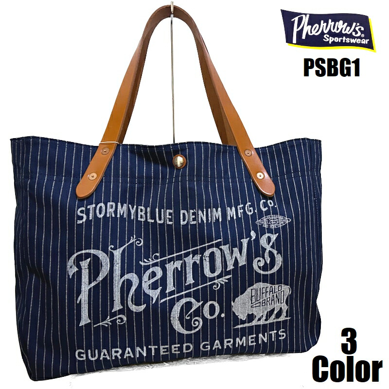 楽天市場】フェローズ Pherrow's トートバッグ 2WAY TOTE BAG