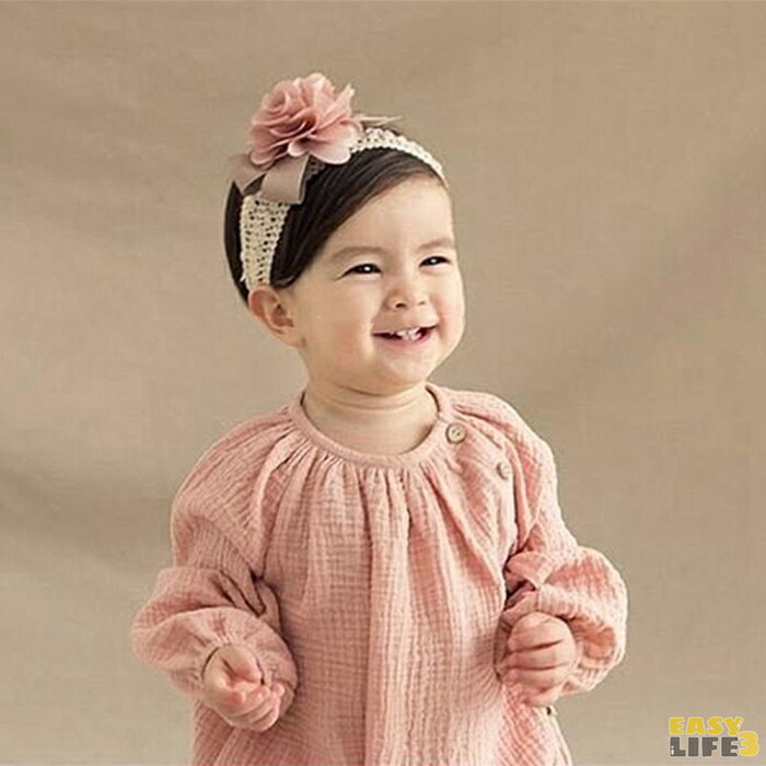 ベビーヘアバンド ベビー 赤ちゃん アクセサリー 赤ちゃん用 お姫様 女の子 可愛い ギフト お花 プレセント プリンセス 花冠