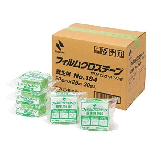 ニチバン せっ生磁気テープ フィルムクロステープ 30巻入 50mm×25m 184-50AZ30P 緑 貨物輸送無料